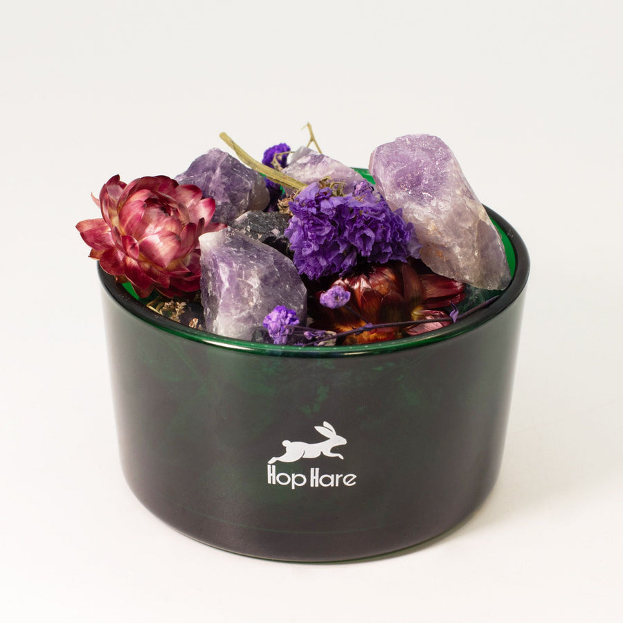 The Moon – Diffusore Rituale con fiori secchi e Ametista 🌙 CALMA