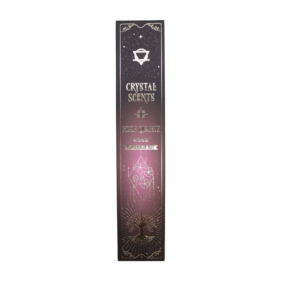 Incenso Smudge alla Rosa + Chips di Quarzo Rosa