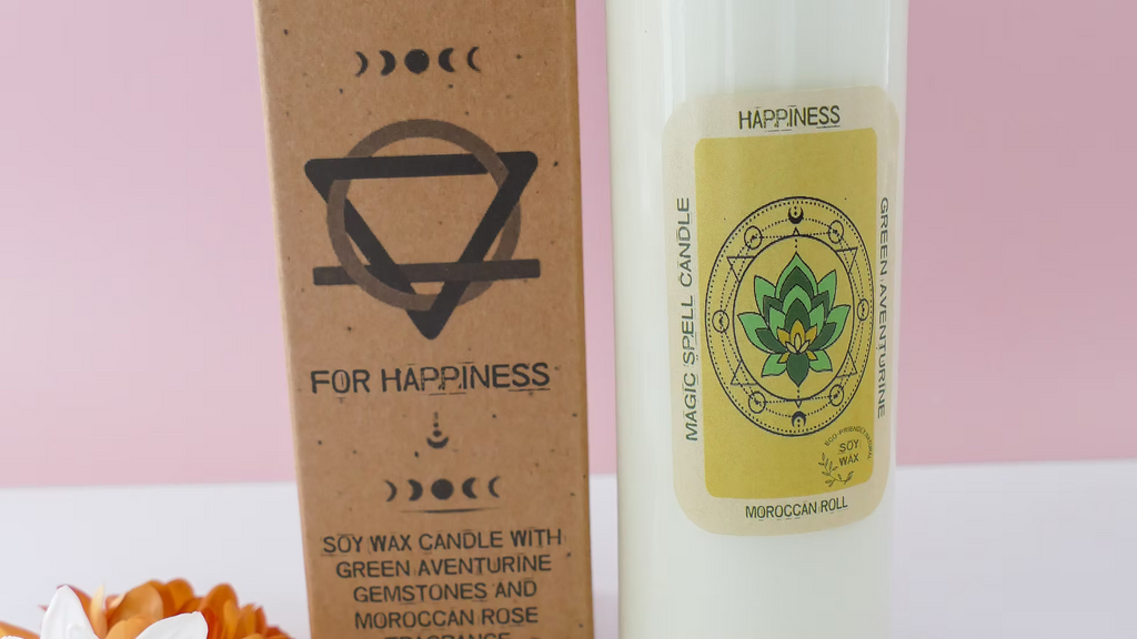 🌸 Candela Incantata “Aphrodite’s Joy” – Felicità & Vibrazioni Alte