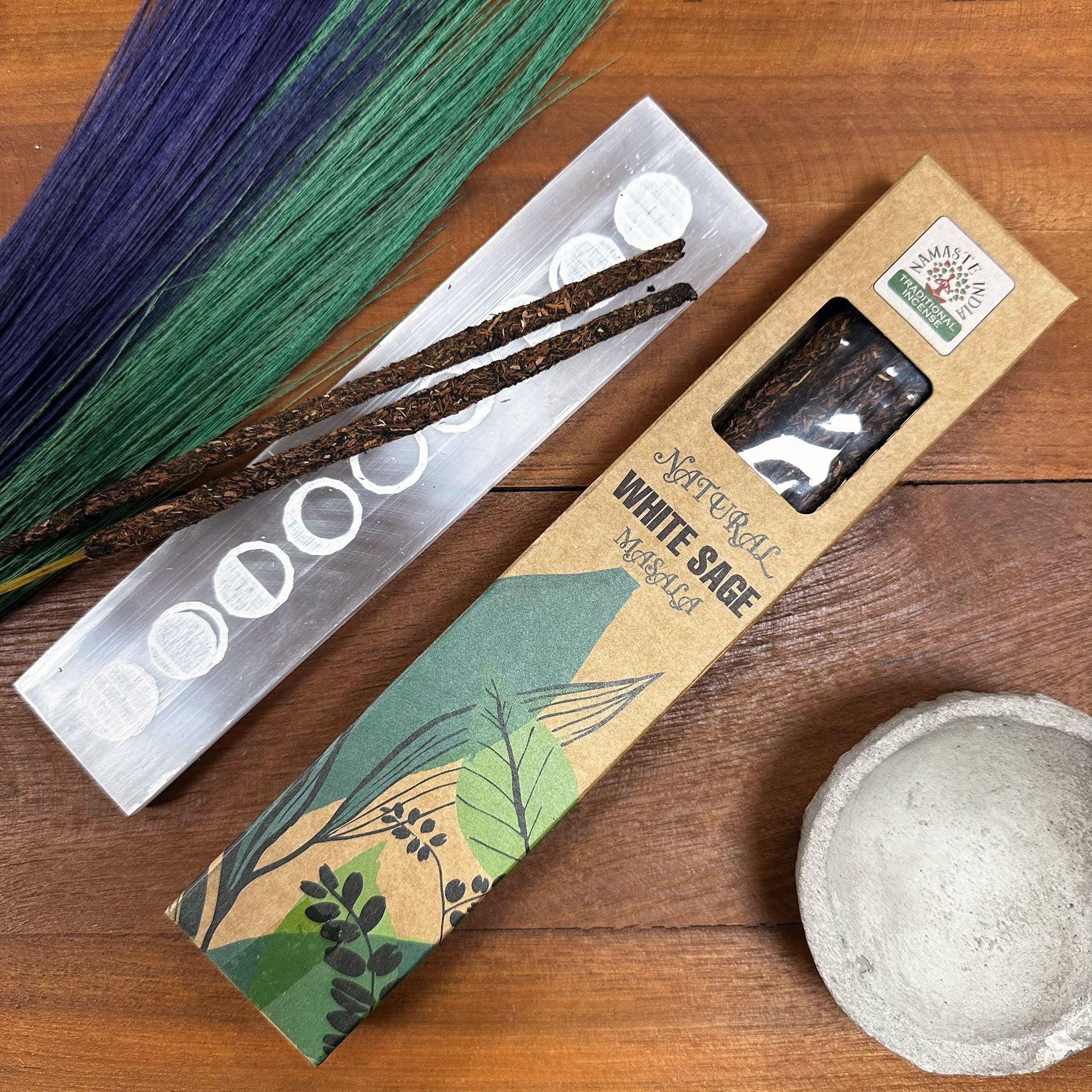 🤍 Incenso Botanico Rituale ✦ Salvia bianca