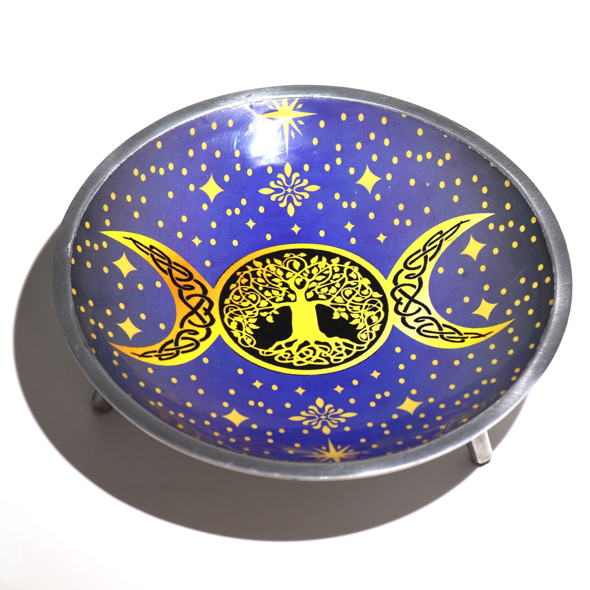 🌒 Triple Moon Ritual Plate – Il Piatto della Dea della Trasformazione