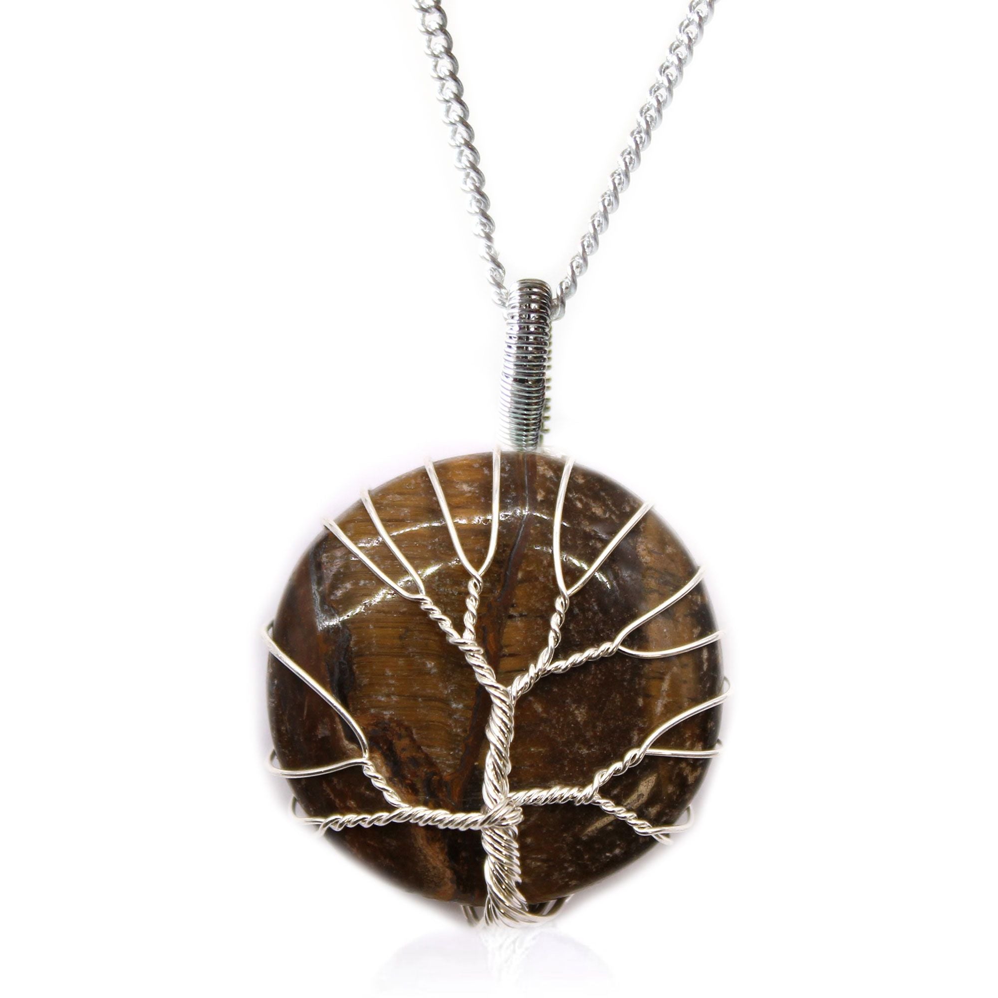 🤎 Collana Albero della Vita | Occhio di Tigre