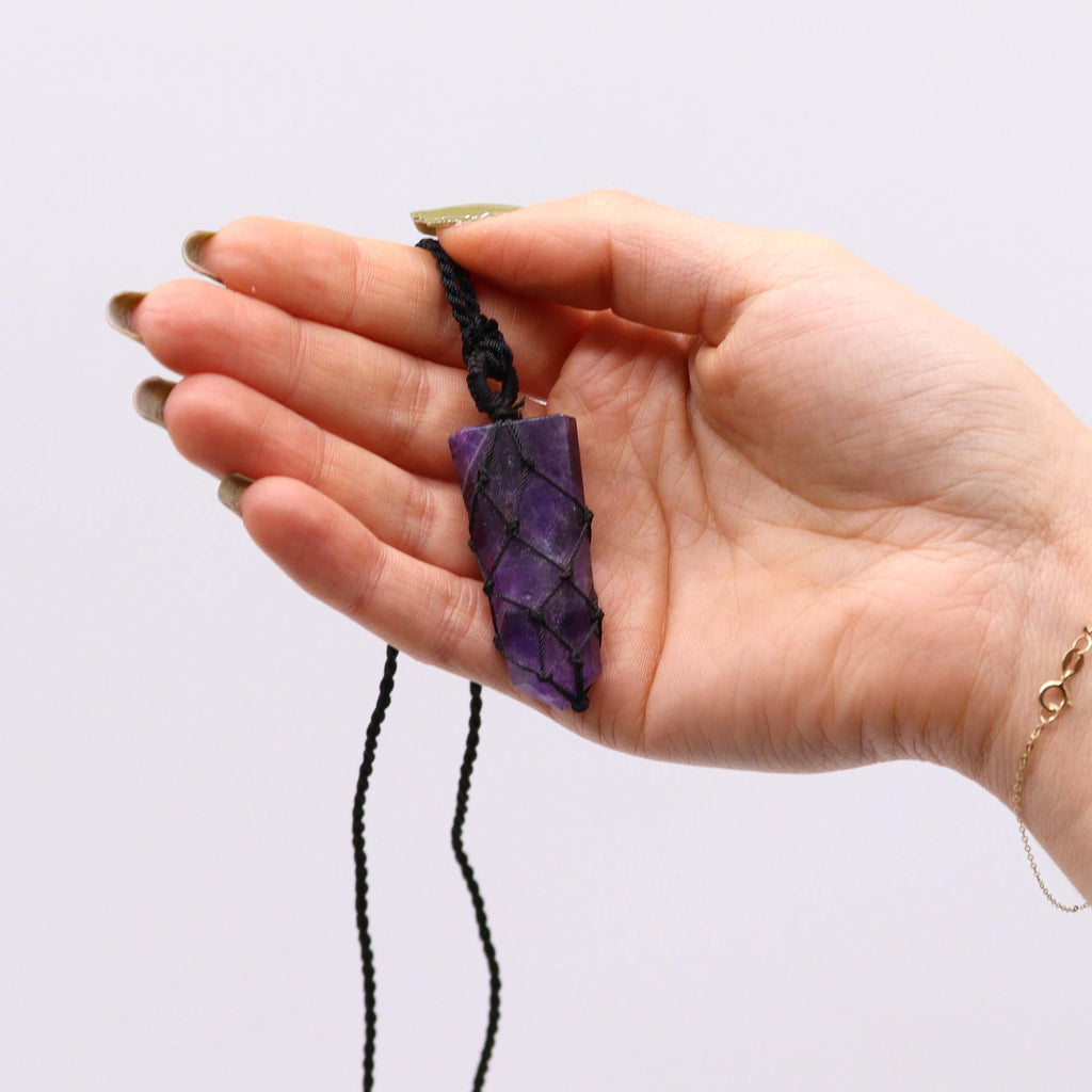 Collana della luna | Ametista legata 💜