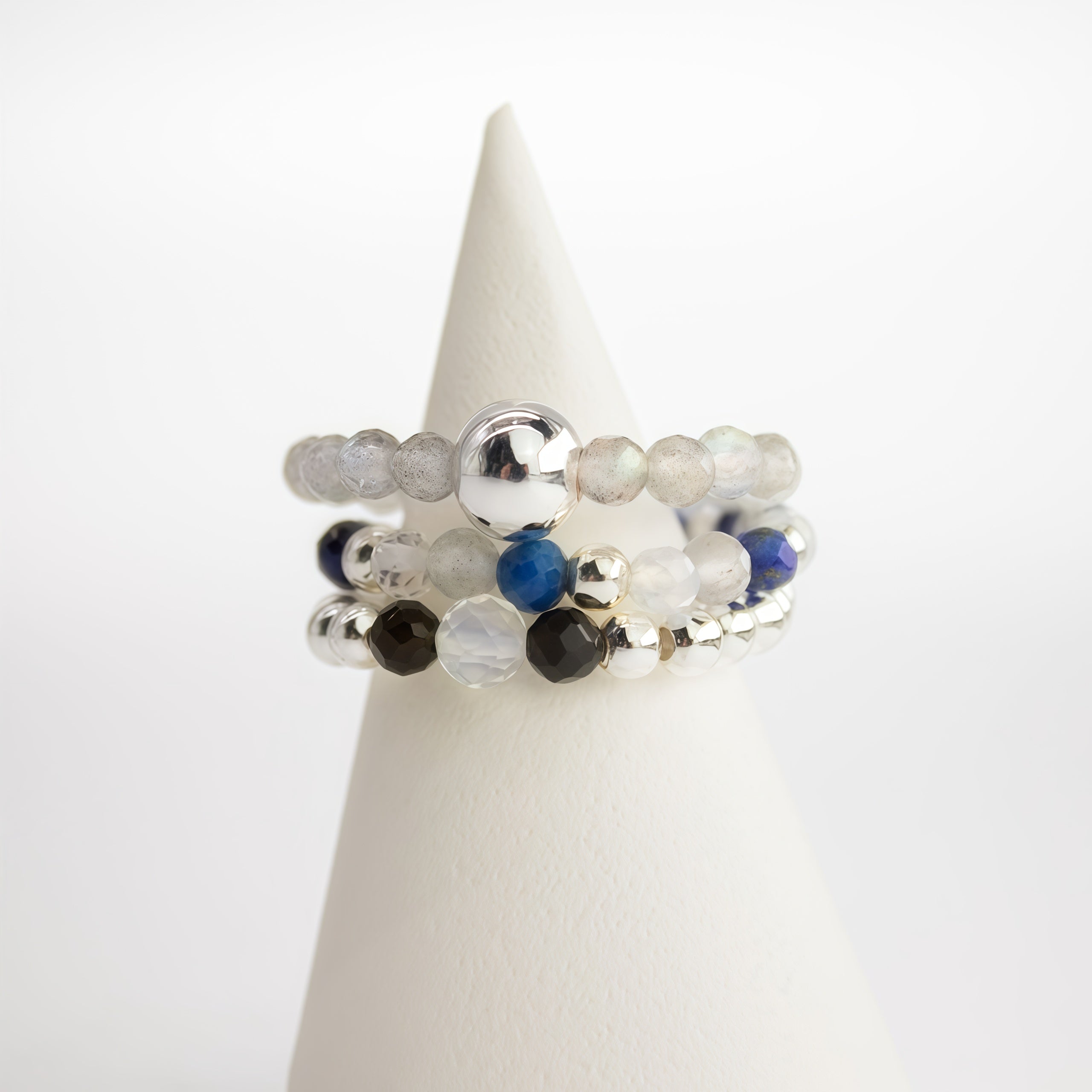💙 Set Anelli Spirito della Ninfa ✦ Luci del Nord