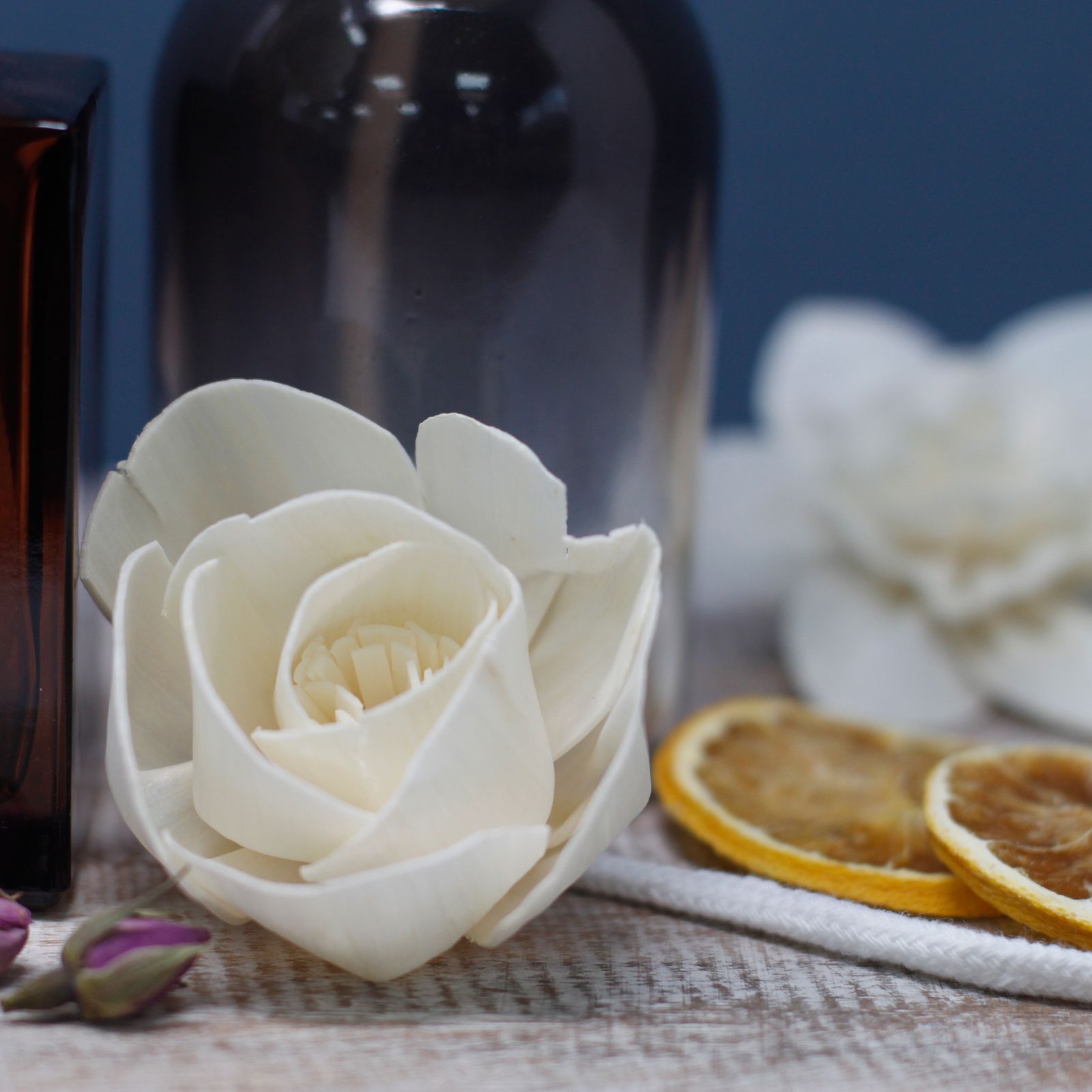 🌹 Fiore Diffusore Naturale – Rosa su Bastoncino