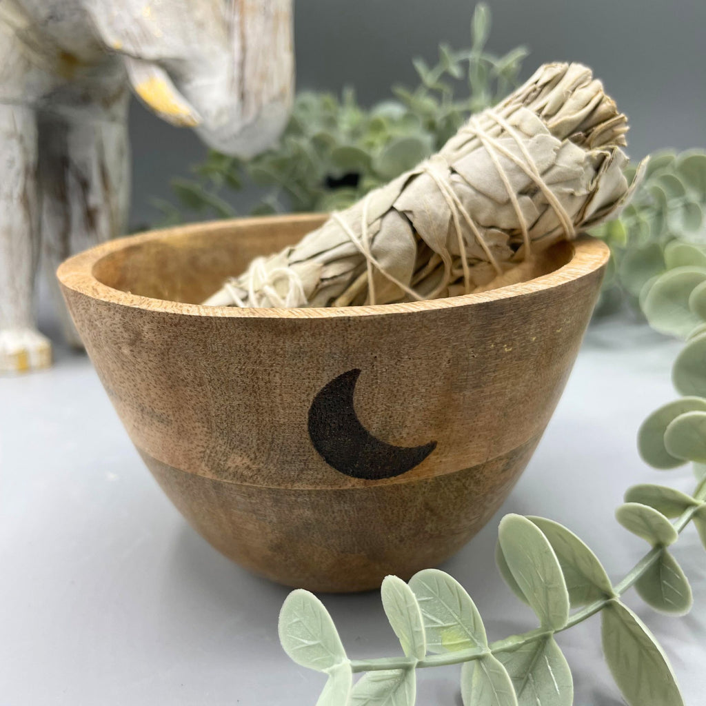 🌙 Coppa della Tripla Luna – Bowl Ritualica del Potere Femminile