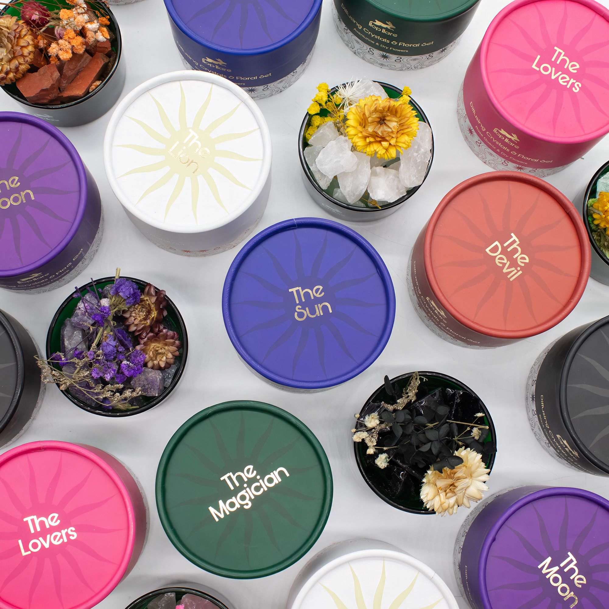 The Lion – Diffusore Rituale con fiori secchi e Quarzo Ialino ✨ ENERGIA