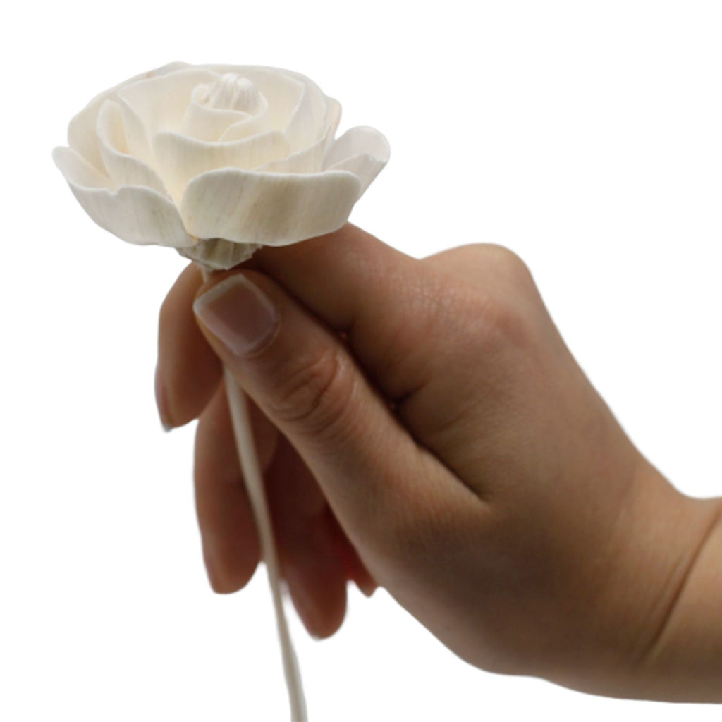 🌹 Fiore Diffusore Naturale – Rosa su Bastoncino