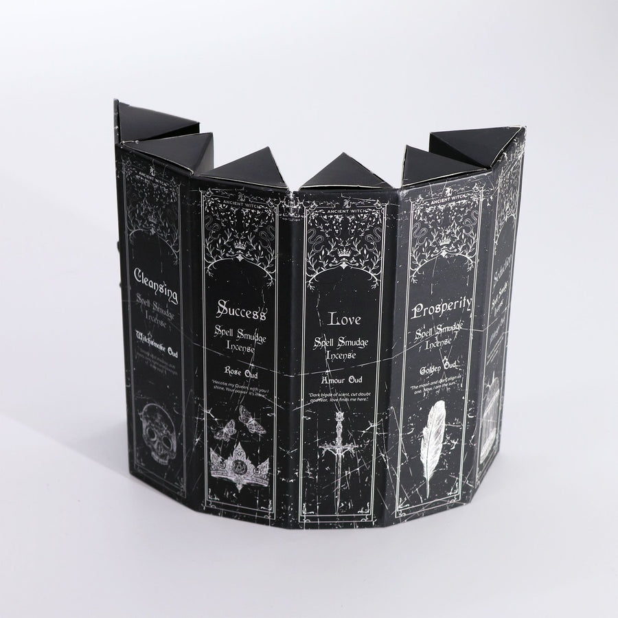ANCIENT WITCH ✦ Incense Ritual Set (5 Spell Blends + Porta Incenso in omaggio )