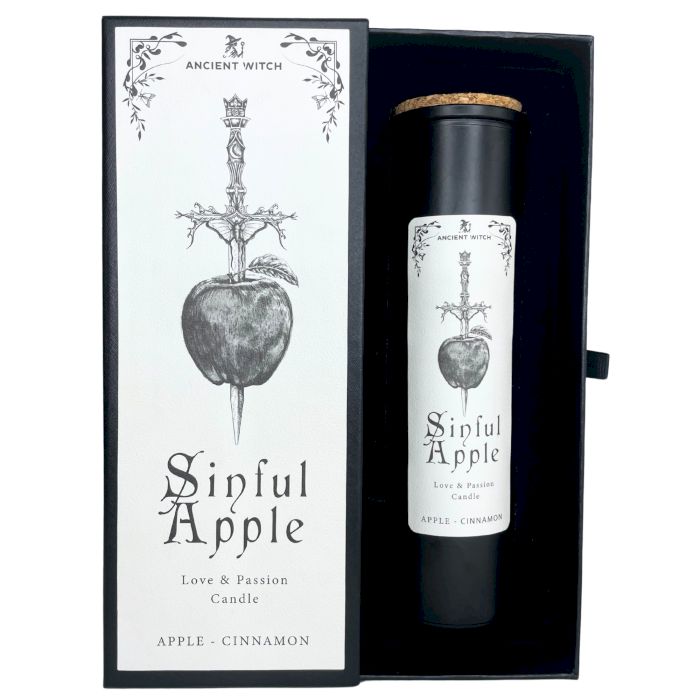 Ancient Witch Candela Purificante | “Mela Proibita” – Risveglia Desiderio, Attrazione e Magia d’Amore 🍎✨