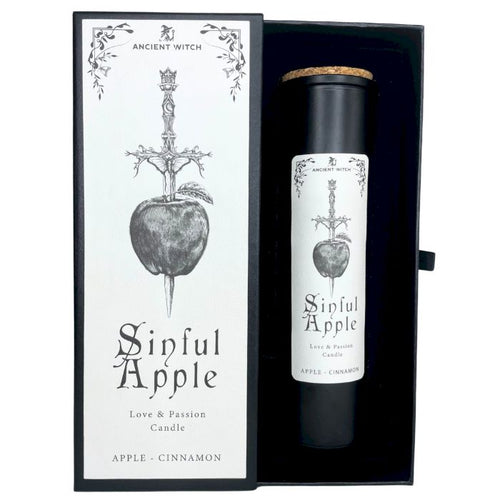 Ancient Witch Candela Purificante | “Mela Proibita” – Risveglia Desiderio, Attrazione e Magia d’Amore 🍎✨
