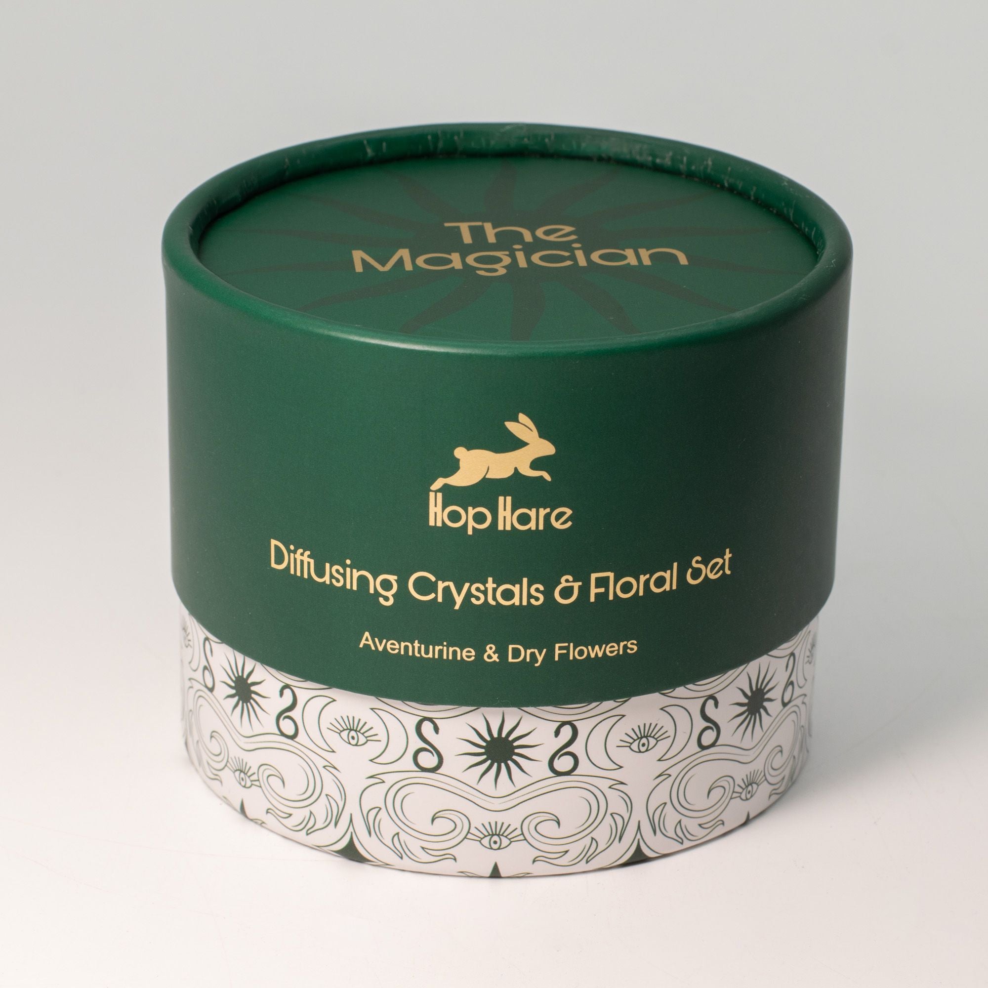 The Magician – Diffusore Rituale con fiori secchi e Avventurina Verde 🍀 ABBONDANZA