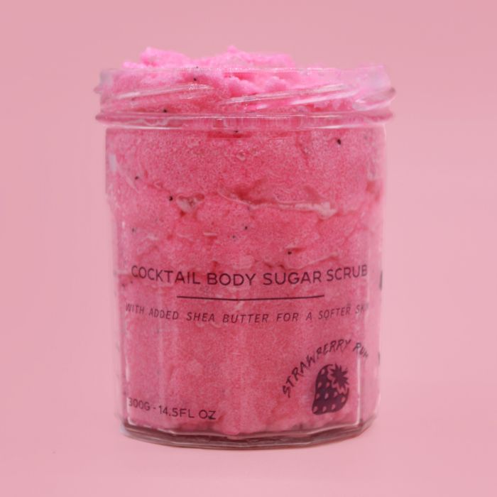 🍓✨ Body Scrub “Strawberry Rum Glow” — Il Ritual Cocktail di Seduzione & Dolcezza