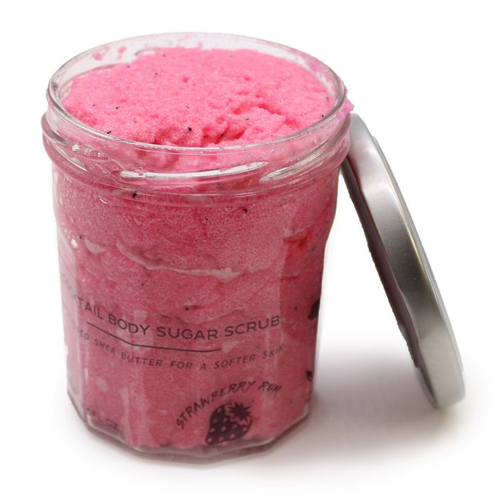 🍓✨ Body Scrub “Strawberry Rum Glow” — Il Ritual Cocktail di Seduzione & Dolcezza