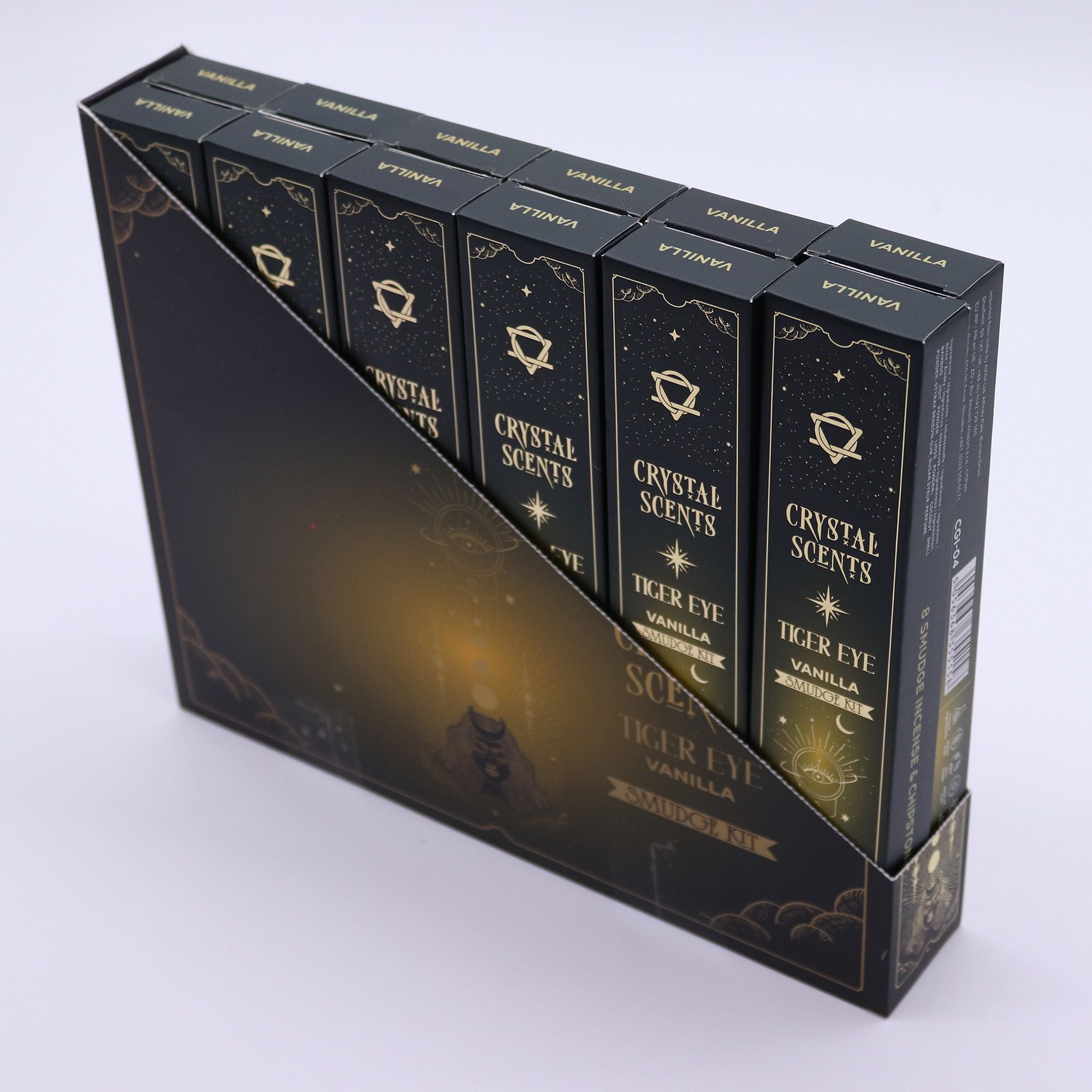 Tiger Eye Crystal Scents Smudge Incense - Vanilla
