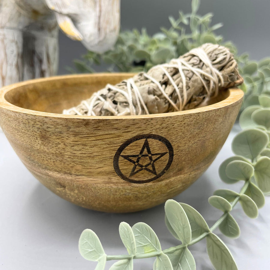🌑 Coppa del Pentacolo – Bowl Ritualica di Protezione e Potere