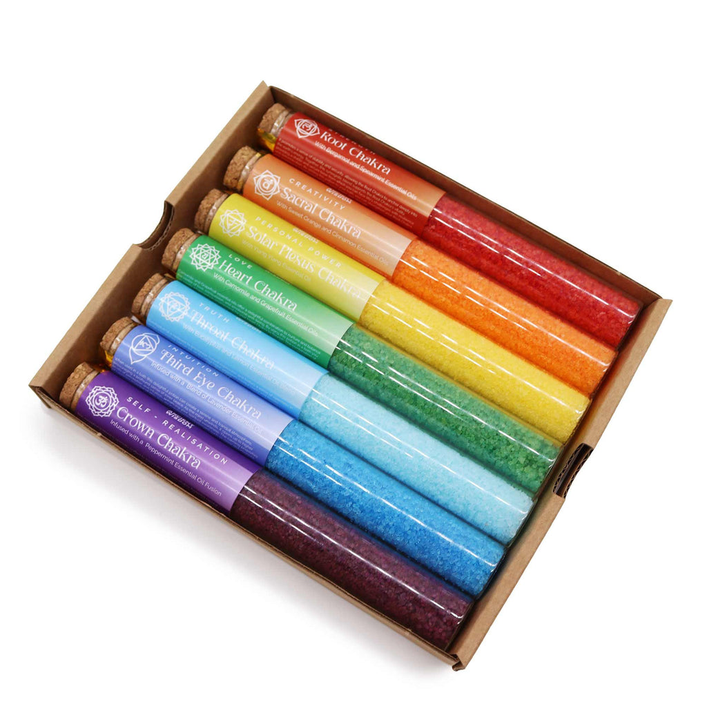 Scatola regalo sali da bagno dei 7 chakra 🌈