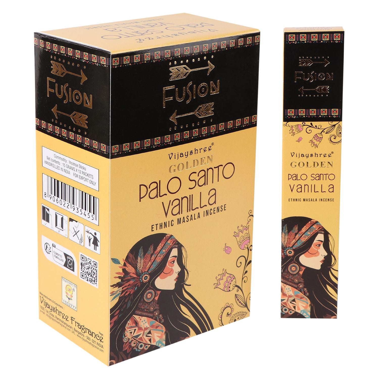 ✨ Incenso Rituale Palo Santo Dorato & Vaniglia