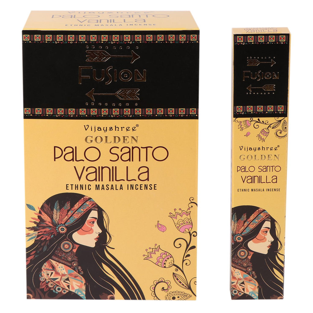 ✨ Incenso Rituale Palo Santo Dorato & Vaniglia