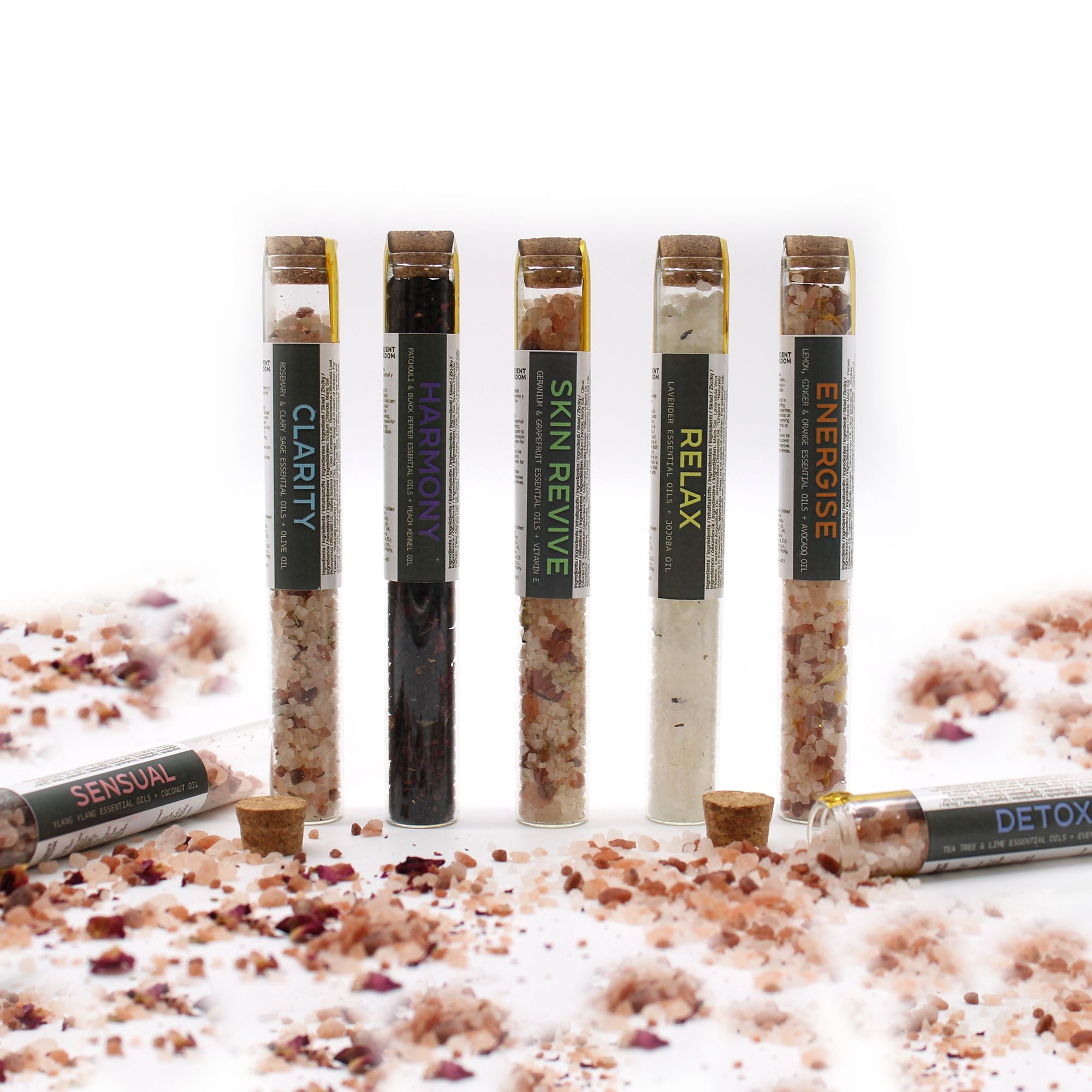 🌟 Rituale dei 7 Giorni – Bath Salts in Vials “Goddess Glow Collection” ✨