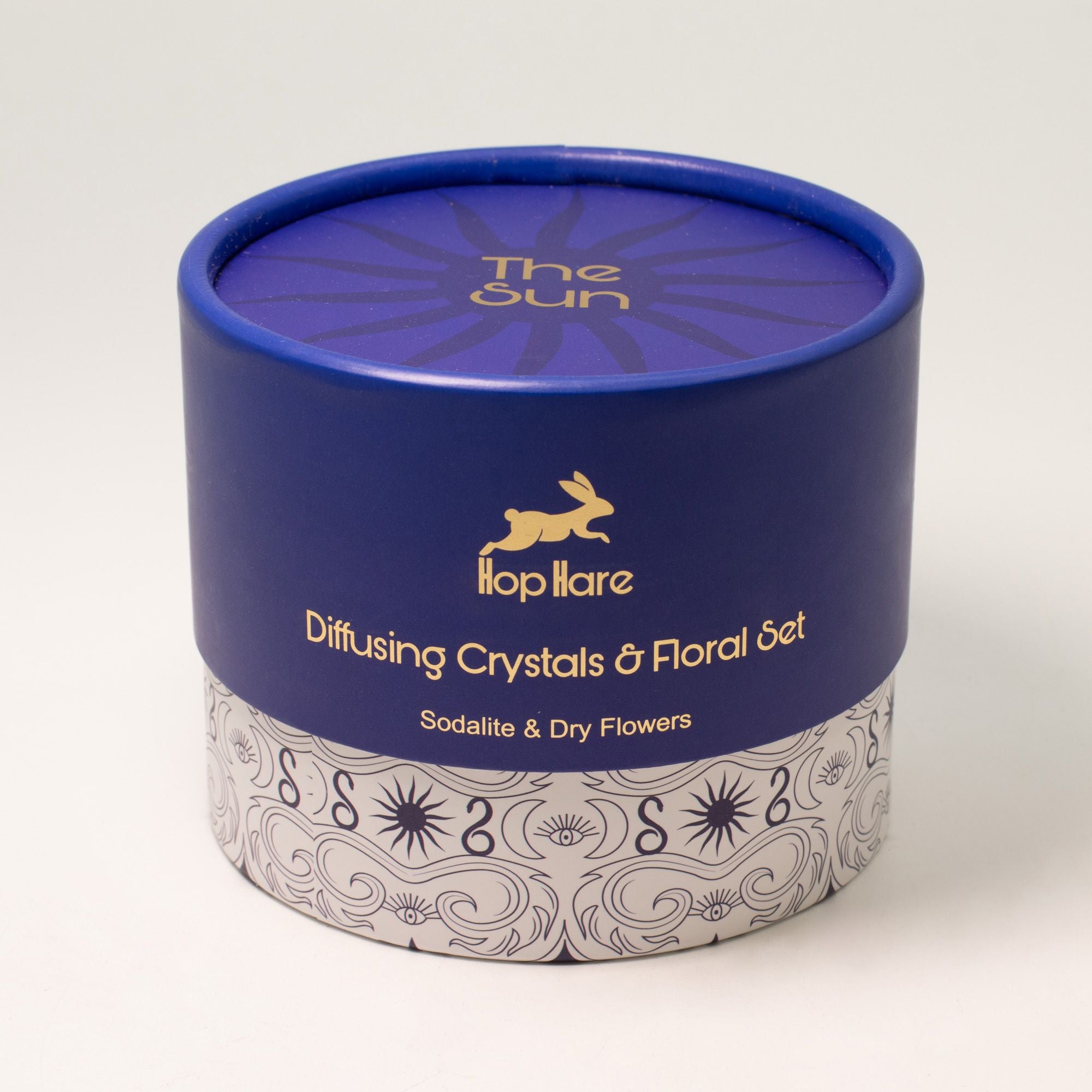 The Sun – Diffusore Rituale con fiori secchi e Sodalite 💙 CHIAREZZA