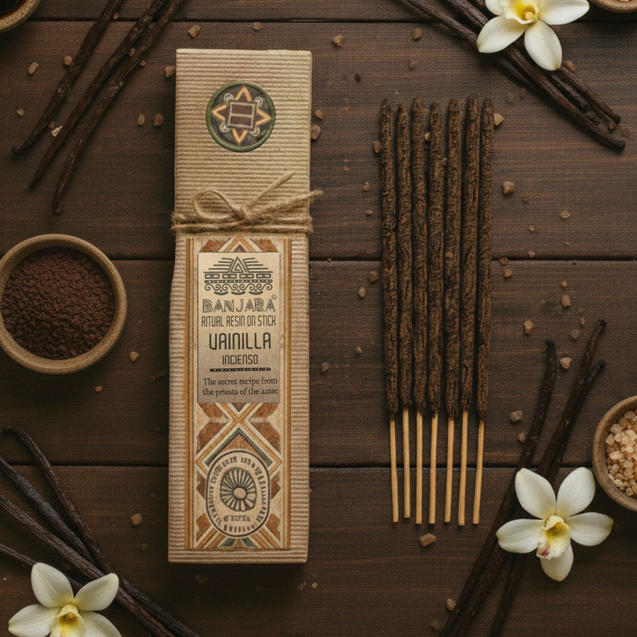 8 Incensi stick Indiani in resina | Vanilla Fatale 🍨