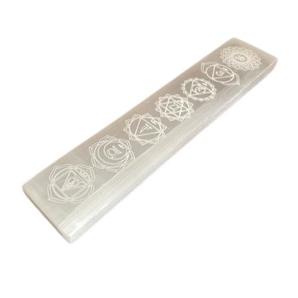 BARRA DI RICARICA IN SELENITE 20cm - Chakra