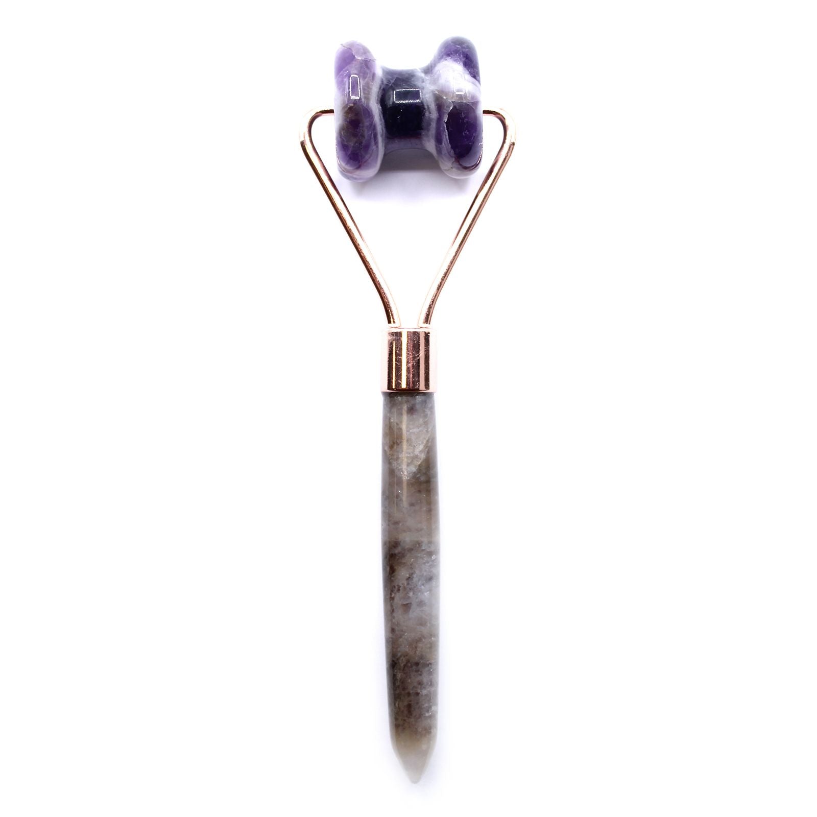 💜 Gemstone Jawline Roller – Ametista | Il Rituale della Calma Divina