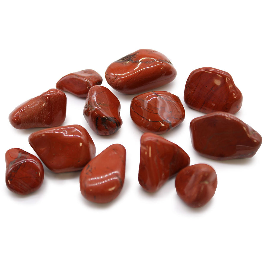 12 Pietre grezze  ~ Diaspro rosso africano