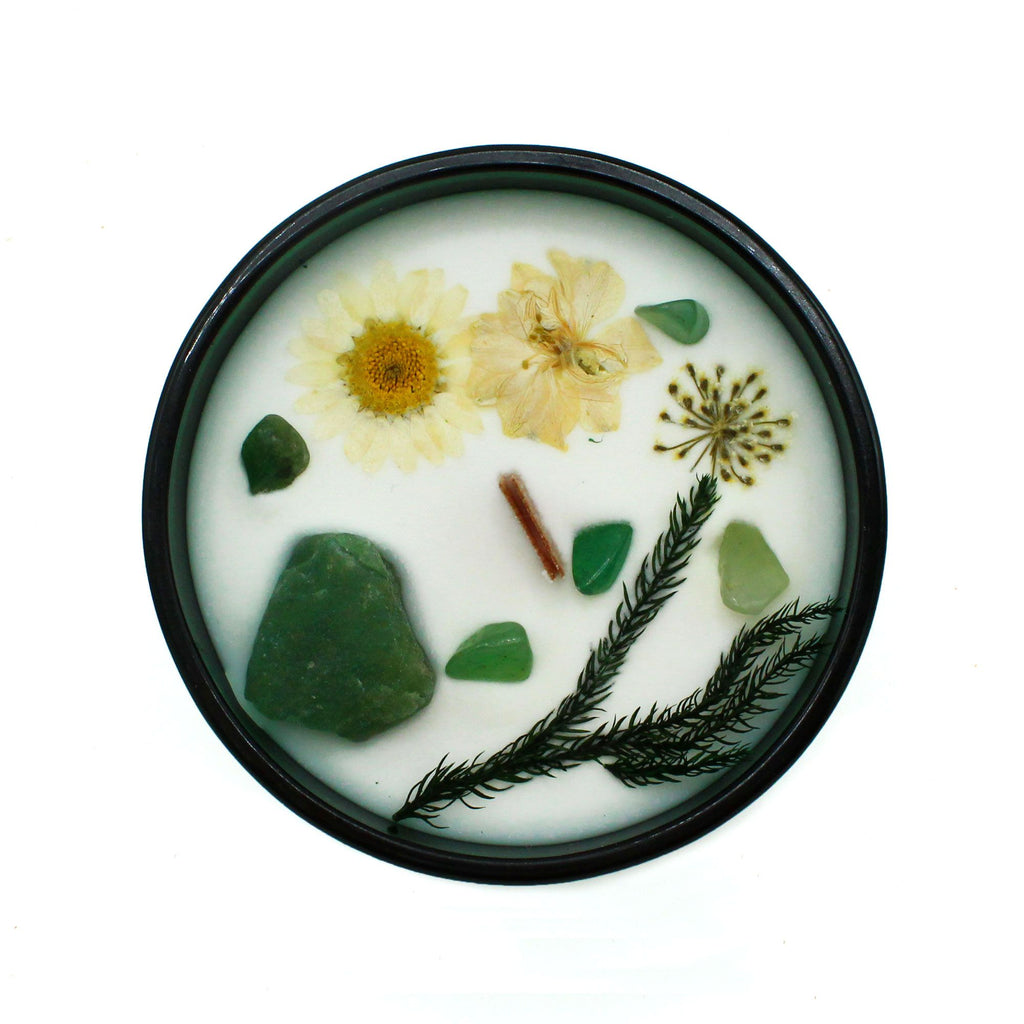 🪄 “Il Mago – Candela Magica di Hermes” – Menta Incantata e Giada Verde 💫