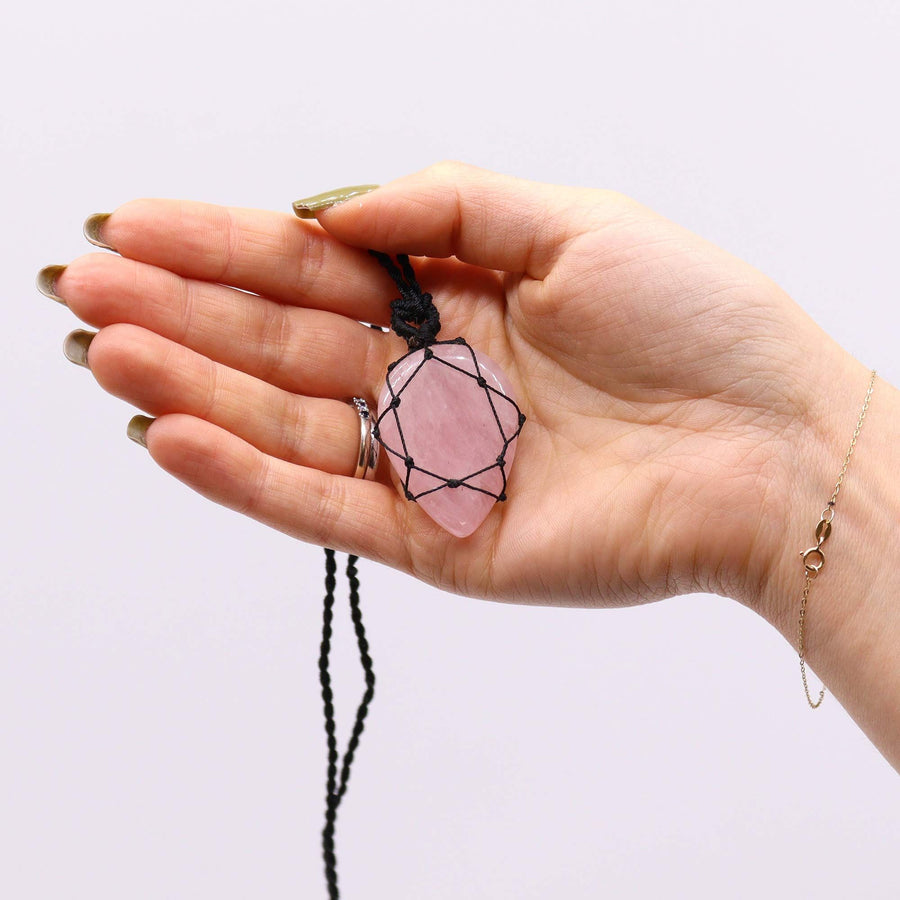 Collana Venere | Quarzo rosa legato 💖