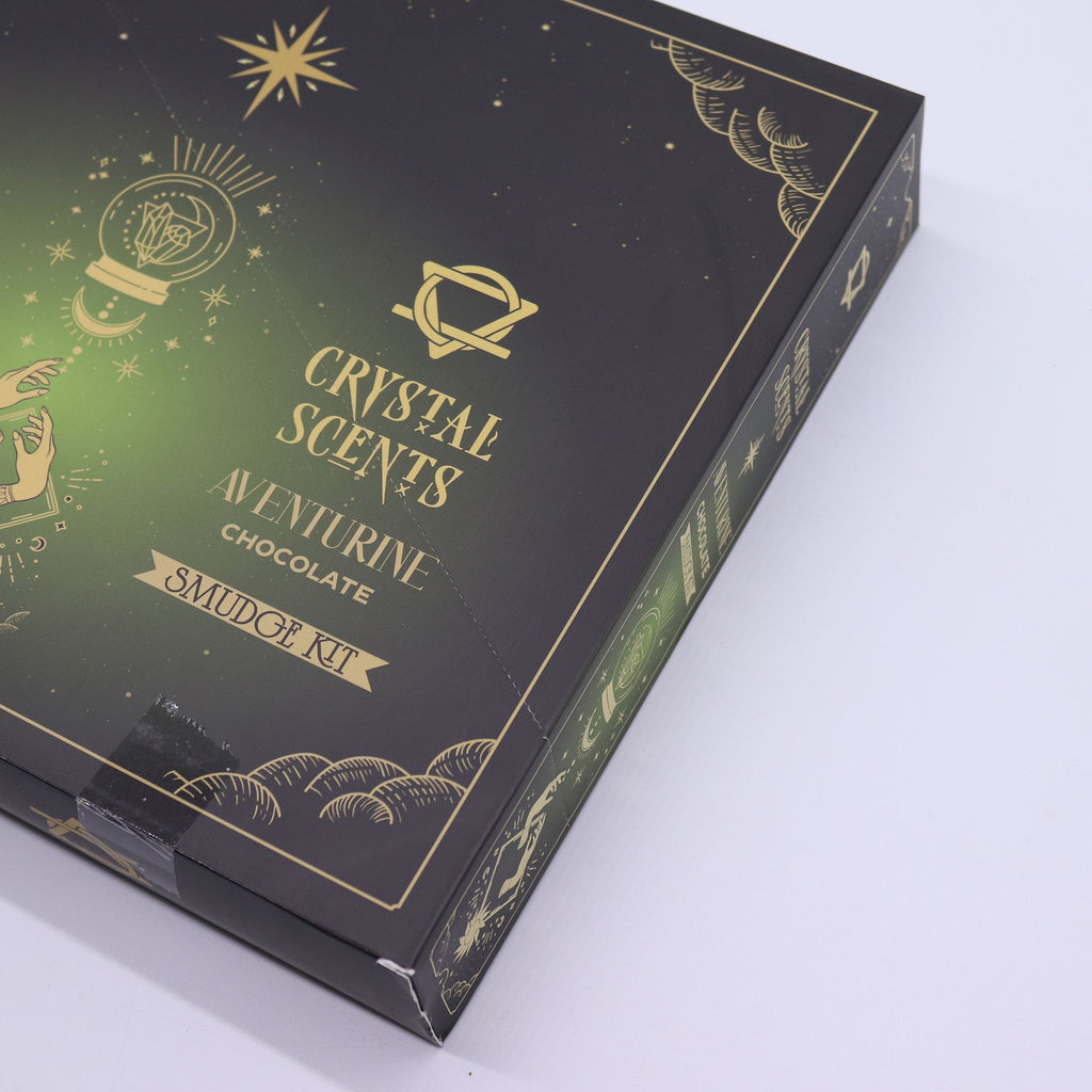 Aventurine Crystal Scents Smudge Incense - Chocolate