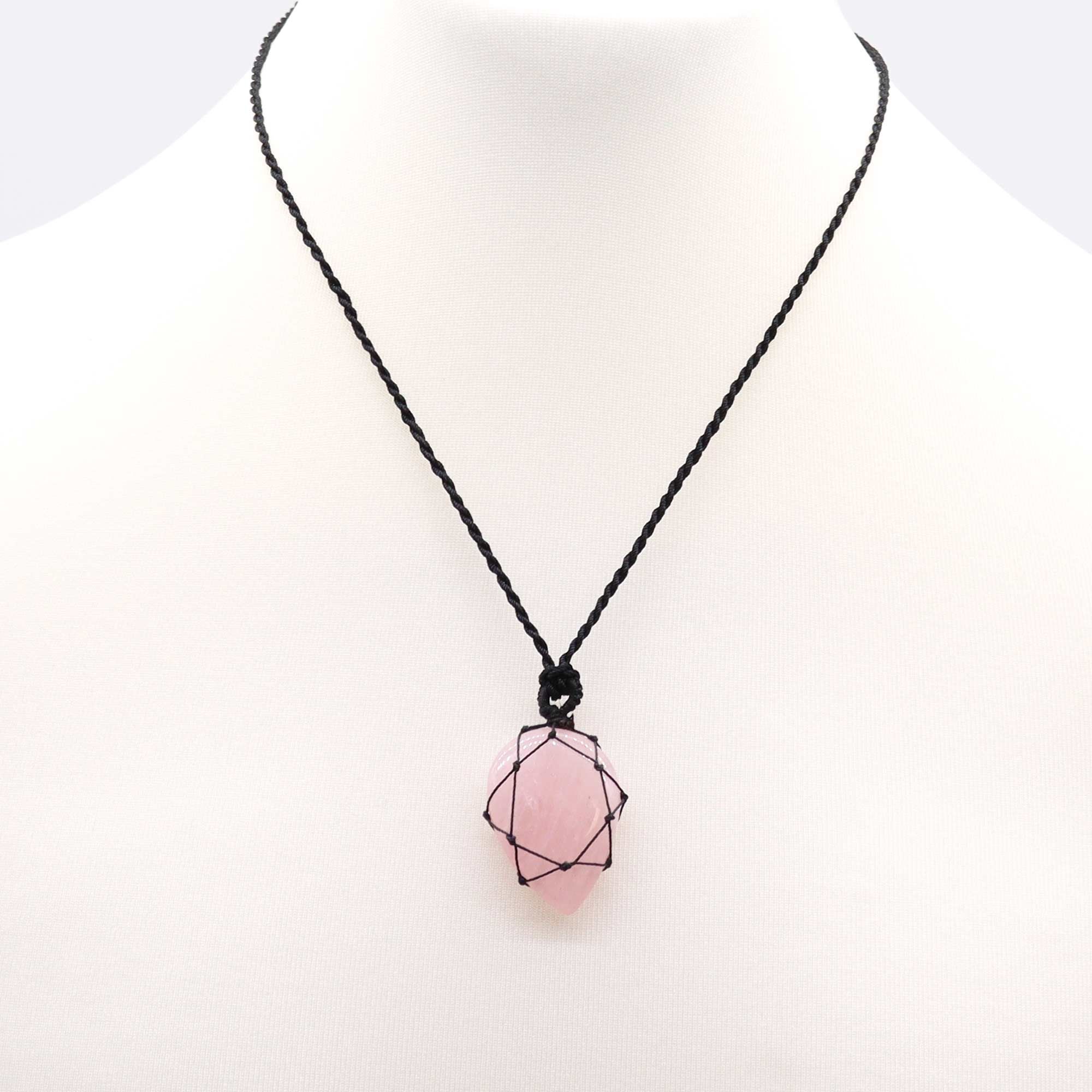 Collana Venere | Quarzo rosa legato 💖