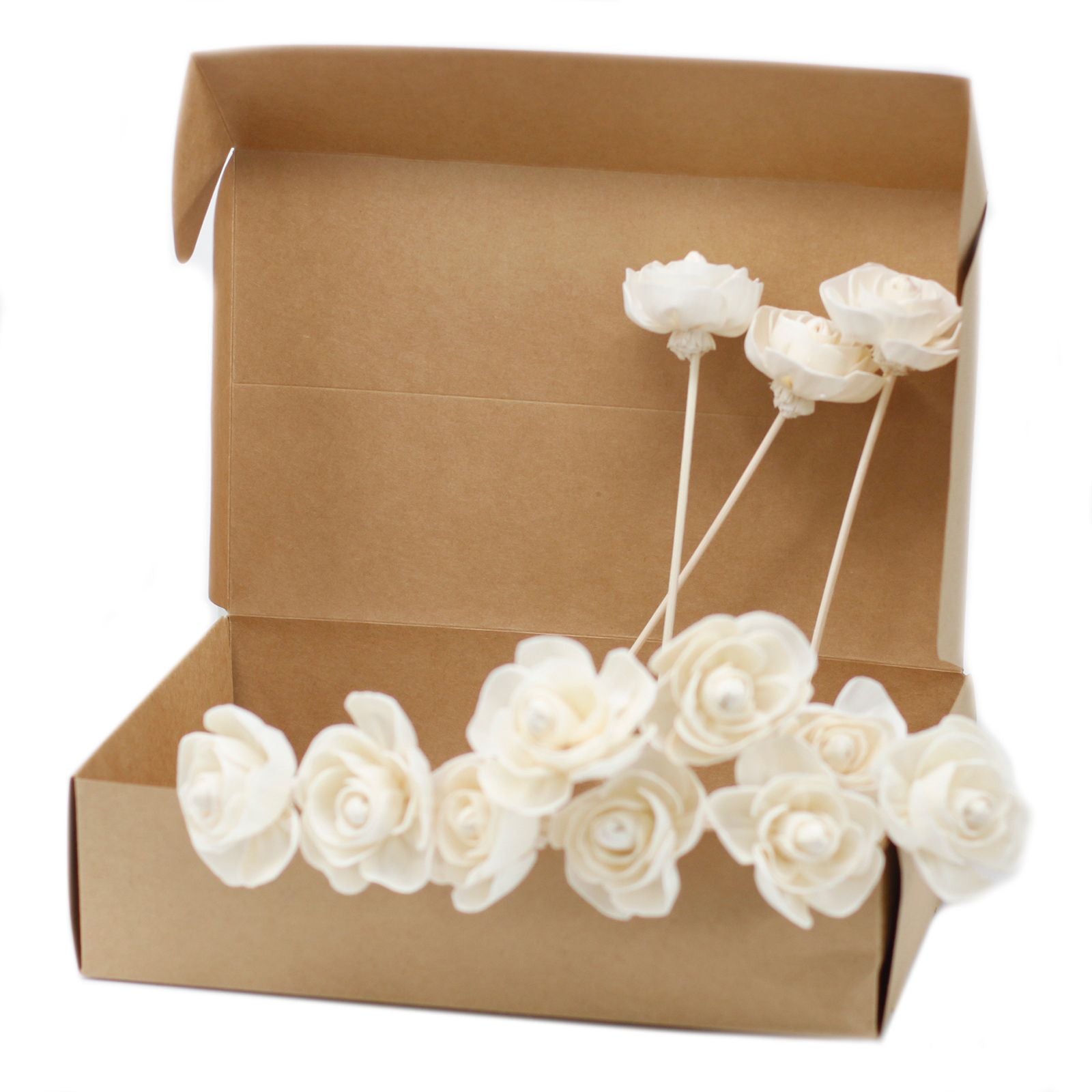 🌹 Fiore Diffusore Naturale – Rosa su Bastoncino