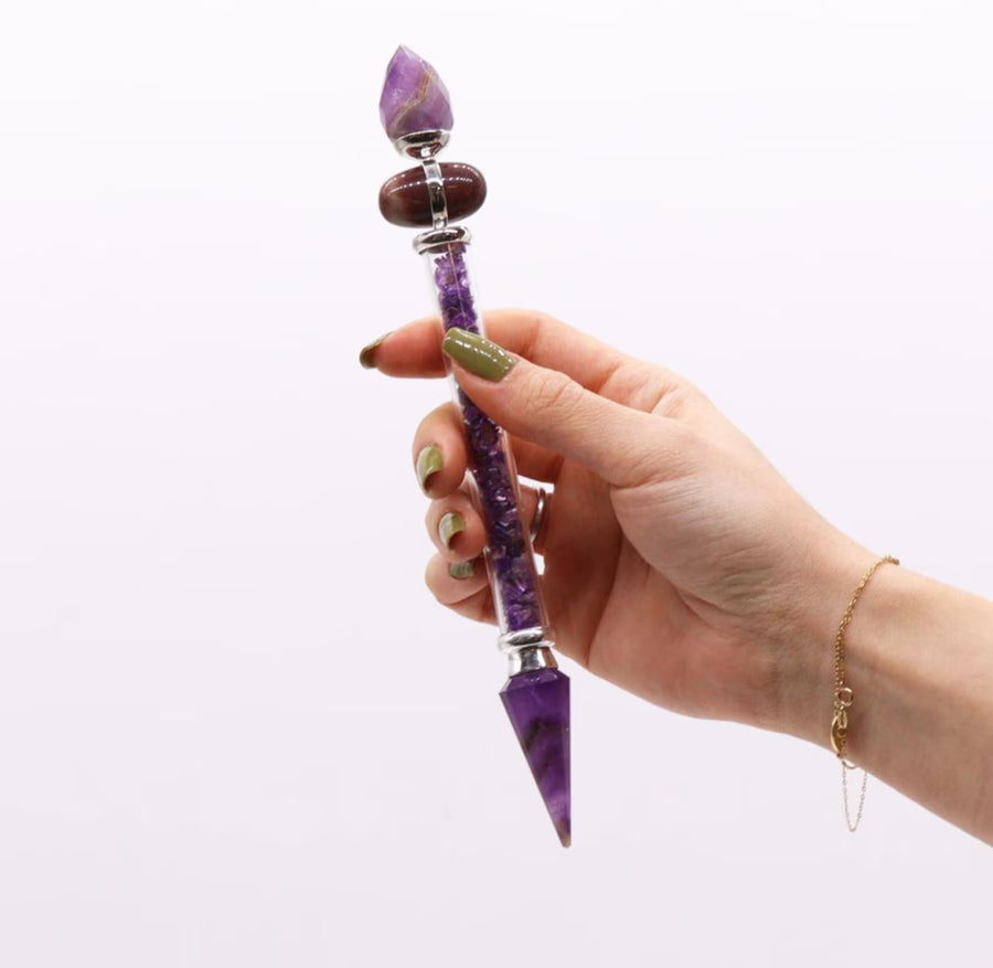 Bacchetta Magica Shiva Lingam | Ametista 💜